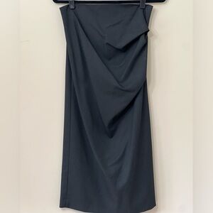 NWT Zara Ruched Midi Pencil Skirt Size M​​